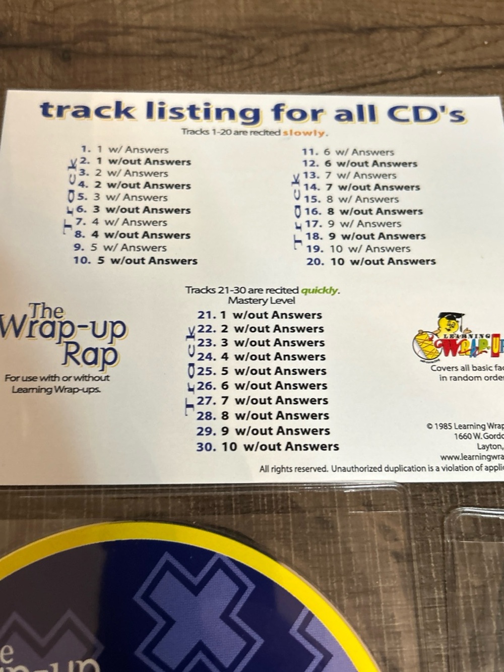 WRAP-UPS Basic Math Kit Set of 5 Math Learning School Hands-on Practice w/Discs - Picture 11 of 15